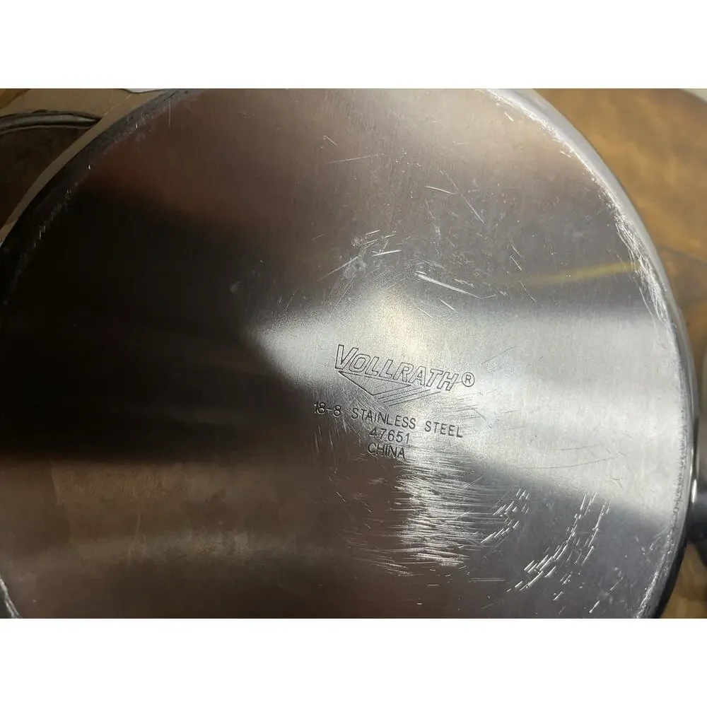Vollrath wall rim stainless